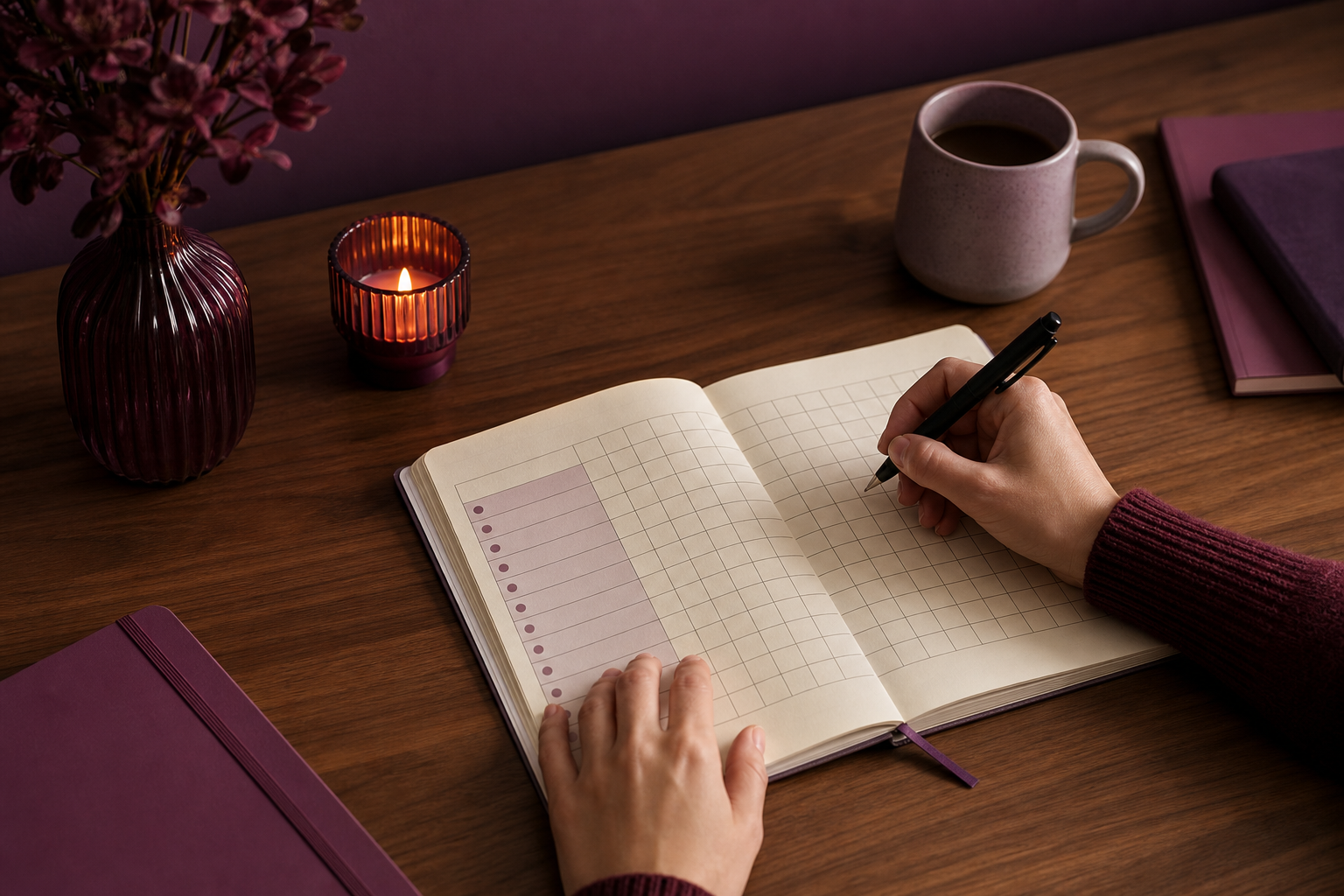 Daily Rhythm Starter Guide habit journal tracking pages